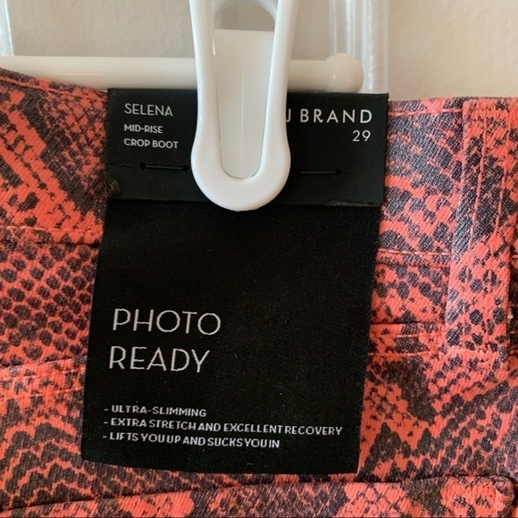 J Brand Selena Mid-Rise Crop Boot Jeans Coated Kalani Boa - Picture 8 of 11